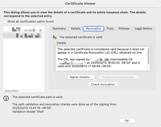 Trusted Certificate 2